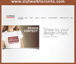 Première page du site Internet SlutWalk