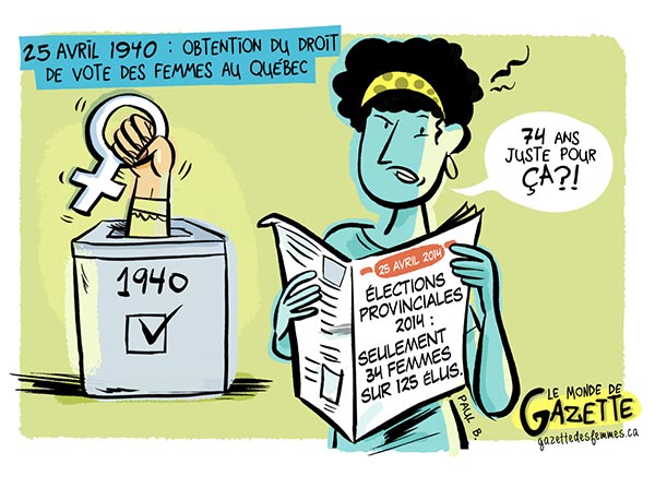 Illustration du droit de vote.