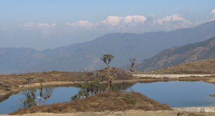 Photographie d'un paysage du Népal.