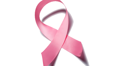 Image d'un ruban rose logo du cancer du sein.