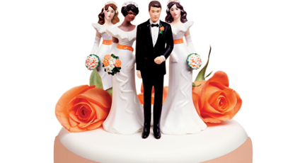 Image d'un gâteau de mariage.