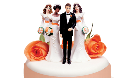 Image d'un gâteau de mariage.