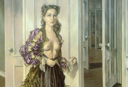 Illustration d'une femme aux seins nus.