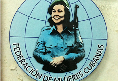 Logo de la Fédération des femmes cubaines.