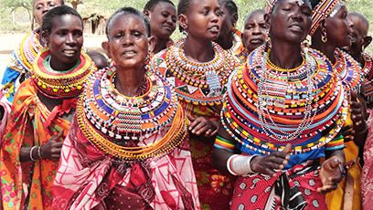 Photographie groupe de femmes Kenyanes.